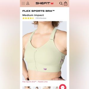 SHEFIT Flex Medium Impact Athletic Sports bra - brand new with tags.